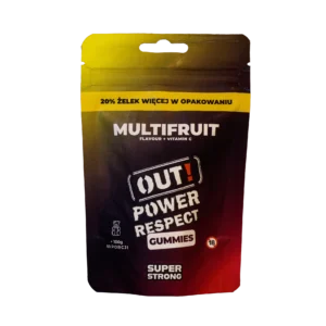 Żelki CBD Multifruit Vitamin C 100g — OUT! Power Respect