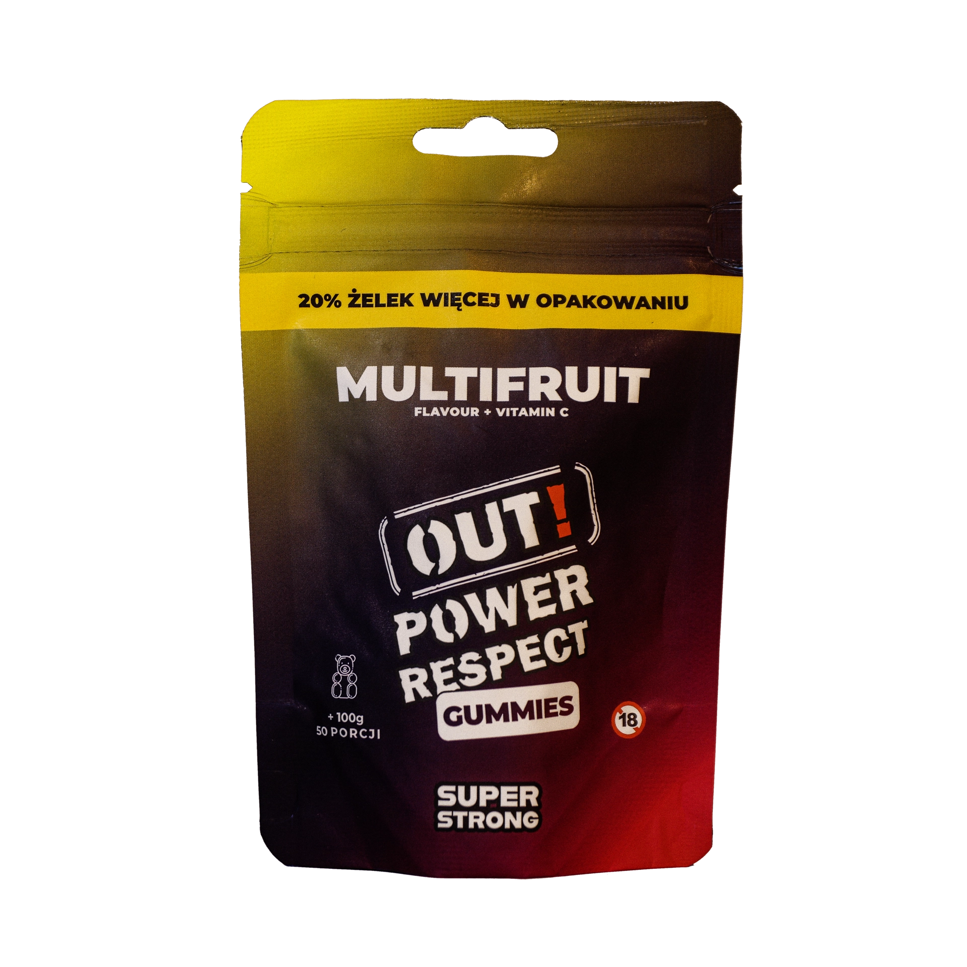 Żelki CBD Multifruit Vitamin C 100g — OUT! Power Respect