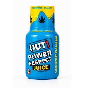 Shot Konopny OUT Power Respect 650MG CBD Kokos Banan