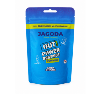 Żelki CBD Jagoda 100g — OUT! Power Respect