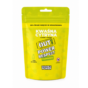 Żelki CBD Kwaśna Cytryna 100g — OUT! Power Respect